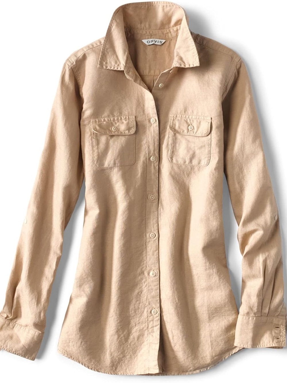 Orvis Linen Cotton Garment Dyed Shirt